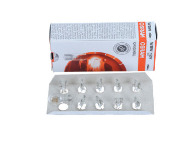 ŻARÓWKA W5W 12V/5W W2,1X9,5D (CAŁOSZKLANA) ORIGINAL 12V 10SZT.