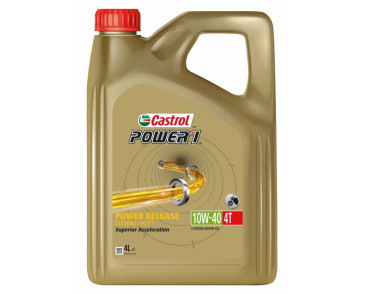 OLEJ CASTROL 10W40 4L POWER 1 4T / MOTOCYKLE