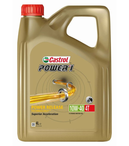 OLEJ CASTROL 10W40 4L POWER 1 4T / MOTOCYKLE