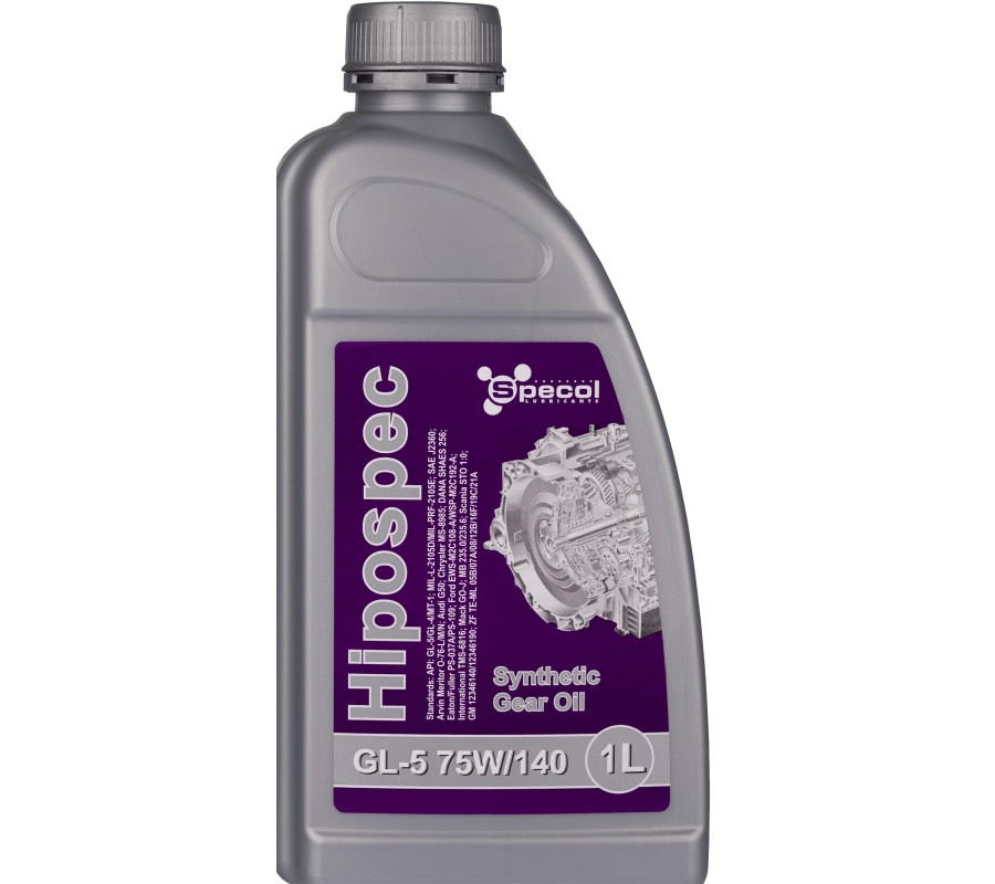 OLEJ SPECOL 75W140 1L GL5 HIPOSPEC SYNT. / PRZEKŁADNIOWY