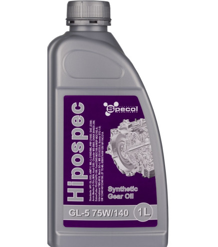 OLEJ SPECOL 75W140 1L GL5 HIPOSPEC SYNT. / PRZEKŁADNIOWY
