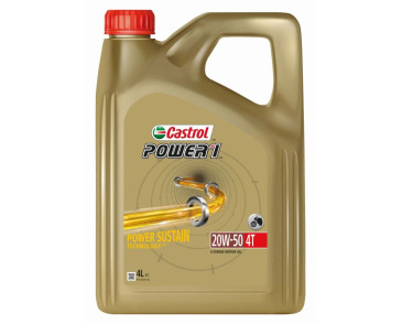 OLEJ CASTROL 20W50 4L POWER 1 4T MINERALNY / MOTOCYKLE