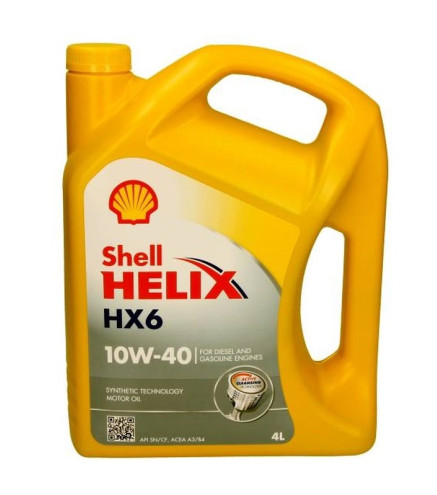 OLEJ SHELL 10W40 4L HELIX HX6 SN/CF / 229.3 / RN700 / 502.00 505.00