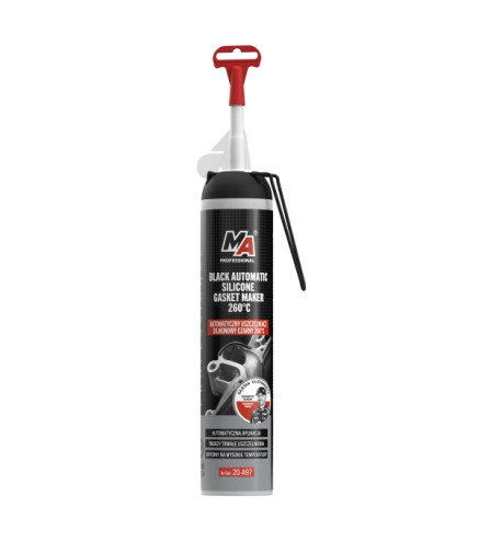 MASA USZCZELNIAJĄCA (SILKON) 200ML CZARNY -50°C DO 260°C / MA PRO