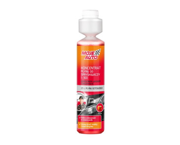 PŁYN DO SPRYSKIWACZY KONCENTRAT 250ML JABŁKO / MOJE AUTO