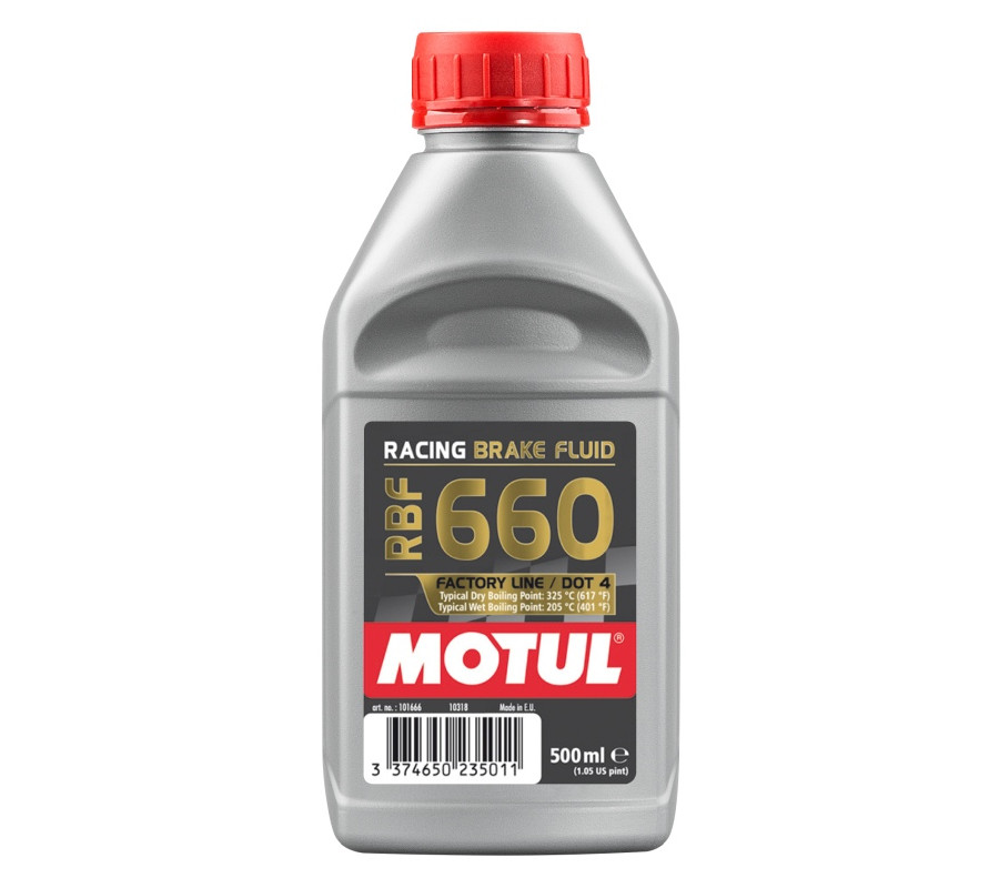 PŁYN HAMULCOWY MOTUL DOT4 500ML RBF660 RACING BRAKE FLUID / FACTORY LINE
