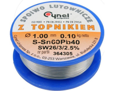 SPOIWO LUTOWNICZE (CYNA) SN60PB40 1,0/100