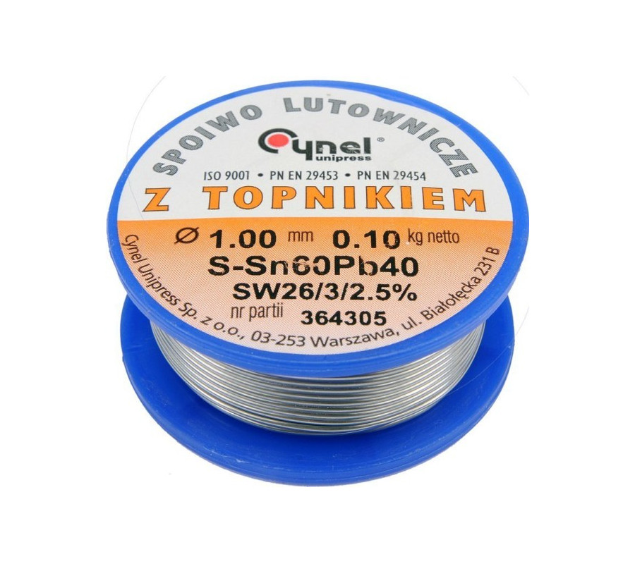 SPOIWO LUTOWNICZE (CYNA) SN60PB40 1,0/100