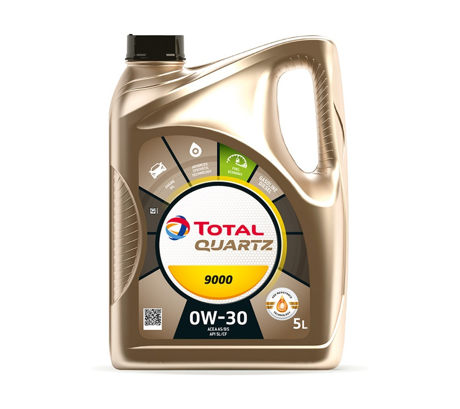 OLEJ TOTAL QUARTZ 0W30 5L 9000 / A5/B5 / SL/CF / VCC 95200377