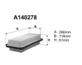 A140278 (AP142/4) Filtr powietrzaDENCKERMANN