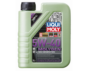 OLEJ LIQUI MOLY 5W40 1L MOLYGEN A3/B4 / SN / LL01 / 9.55535-H2/N2/Z2 / 229.5 / GM-LL-B-025 / A40 / RN0710 / 502.00 505.00