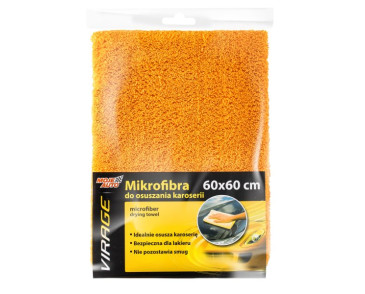 ŚCIERECZKA SAMOCHODOWA 60X60CM MIKROFIBRA DO OSUSZANIA KAROSERII