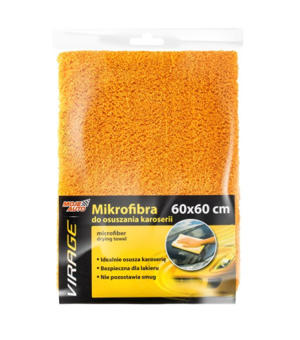 ŚCIERECZKA SAMOCHODOWA 60X60CM MIKROFIBRA DO OSUSZANIA KAROSERII