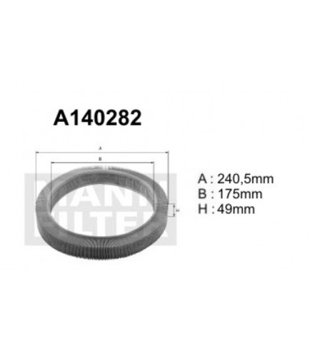 A140282 (AR001) Filtr powietrzaDENCKERMANN