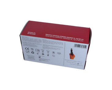 RĘKAWICE NITRYLOWE STRONG ORANGE XL, KPL 50 SZT
