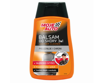 ŚRODEK DO CZYSZCZENIA I KONSERWACJI SKÓRY 250ML BALSAM 3 W 1 / MOJE AUTO