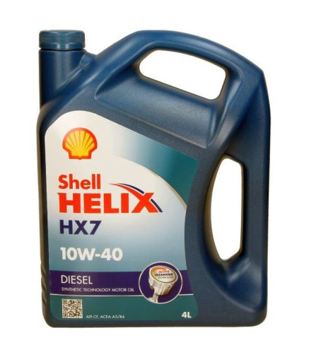 OLEJ SHELL 10W40 4L HELIX DIESEL HX7 / 505.00 / 229.3
