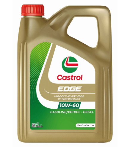 OLEJ CASTROL 10W60 4L EDGE SUPERCAR TITANIUM FST/ A3/B4 / SN/CF /  BMW M-MODELS / 501.01 505.00