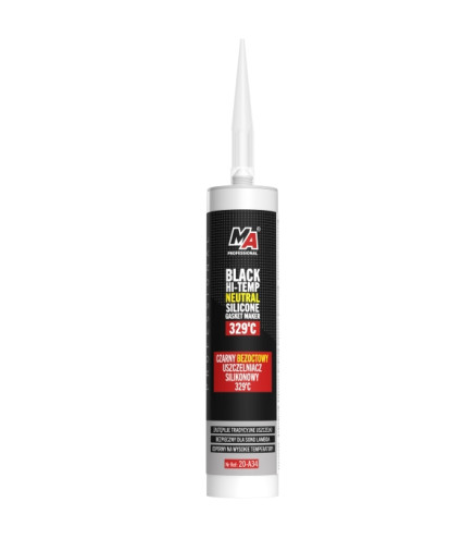 MASA USZCZELNIAJĄCA (SILIKON) 290G CZARNA DO 329°C TUBA / MA PROFESSIONAL