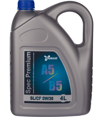 OLEJ SPECOL 5W30 4L PREMIUM A5/B5 / SL/CF / WSS M2C 913D / RN0700 / STJLR.03.5003