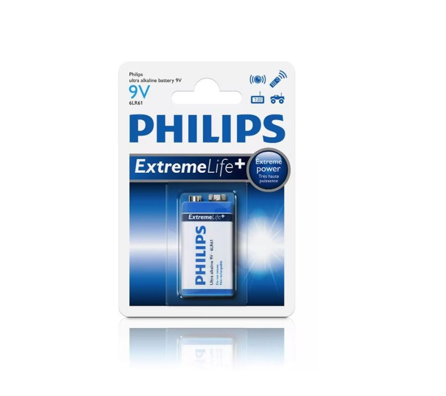 BATERIA 9V ULTRA ALKALINE 6LR61 BLISTER 1SZT.