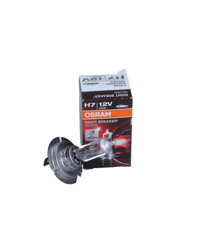 ŻARÓWKA H7 12V/55W PX26D +100% NIGHT BREAKER SILVER