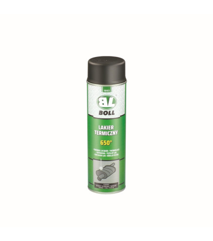 LAKIER TERMICZNY 500ML W AEROZOLU CZARNY 650°C / BOLL