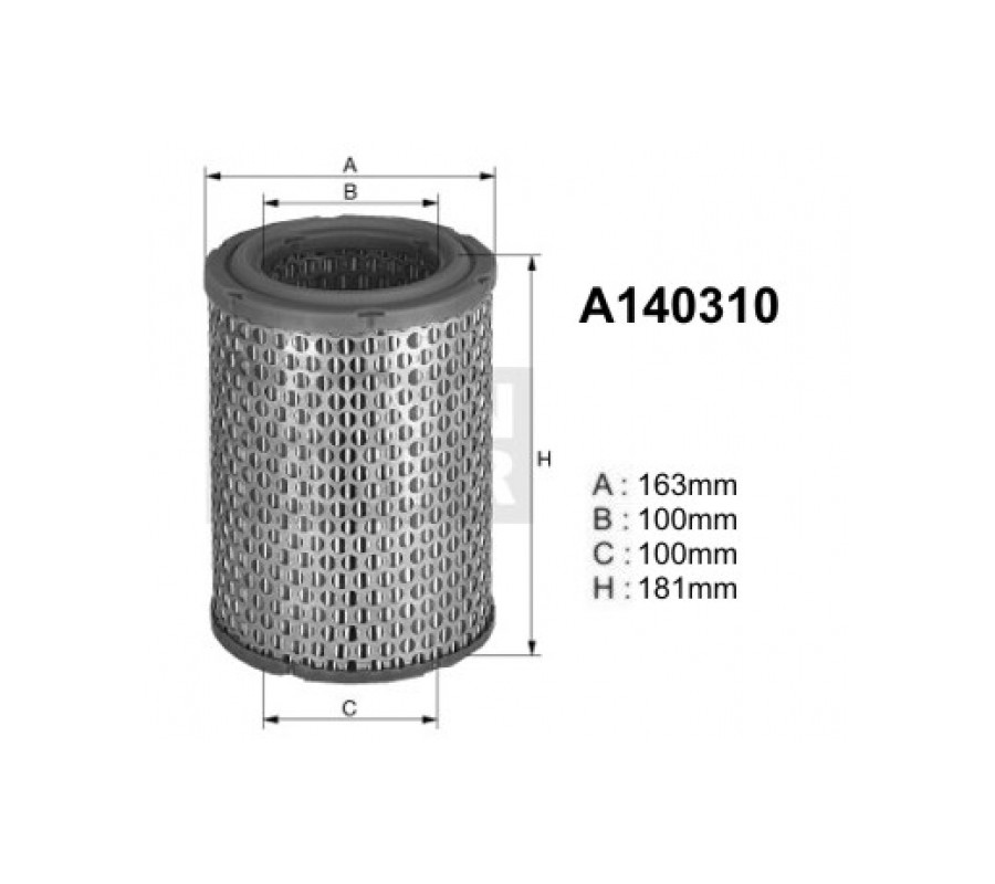 A140310 (AR263) Filtr powietrzaDENCKERMANN