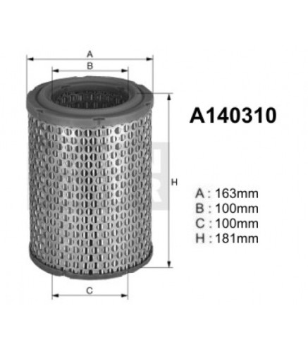 A140310 (AR263) Filtr powietrzaDENCKERMANN