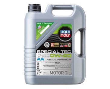 OLEJ LIQUI MOLY 0W20 5L SPECIAL TEC AA SN GF-5 / MS-6395 / WSS M2C 946-A / GM 6094 M