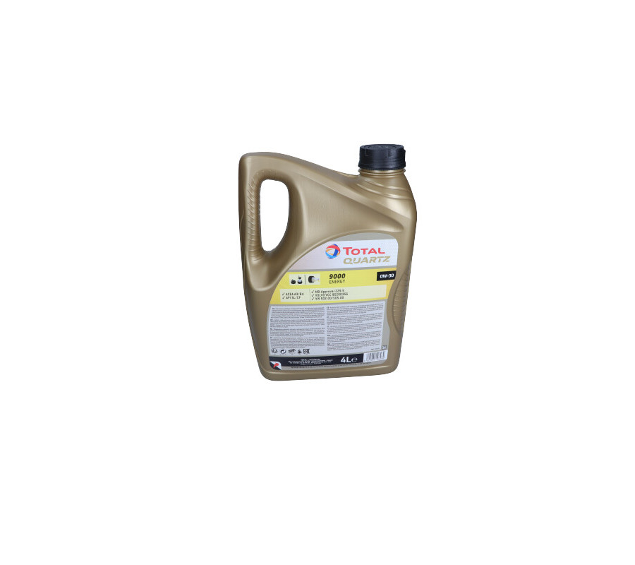 OLEJ TOTAL QUARTZ 0W30 4L 9000 ENERGY A3/B4 / SL/CF / 229.5 / 502.00 505.00 / GM-LLA025/B025
