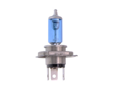 ŻARÓWKA H4 12V/60/55W P43T-38 NIEBIESKA