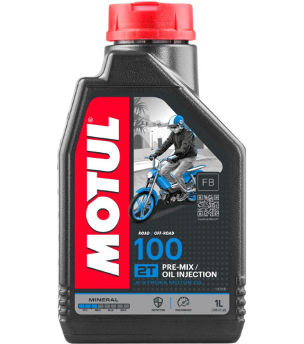 OLEJ MOTUL 100 2T 1L MINERALNY / MOTOCYKLE