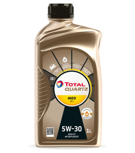 OLEJ TOTAL QUARTZ 5W30 1L INEO MC3 C3 / SN+/CF / 229.52 / 505.01 / DEXOS 2 / BMW LL04 / MS-11106