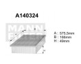 A140324 (AP089) Filtr powietrzaDENCKERMANN