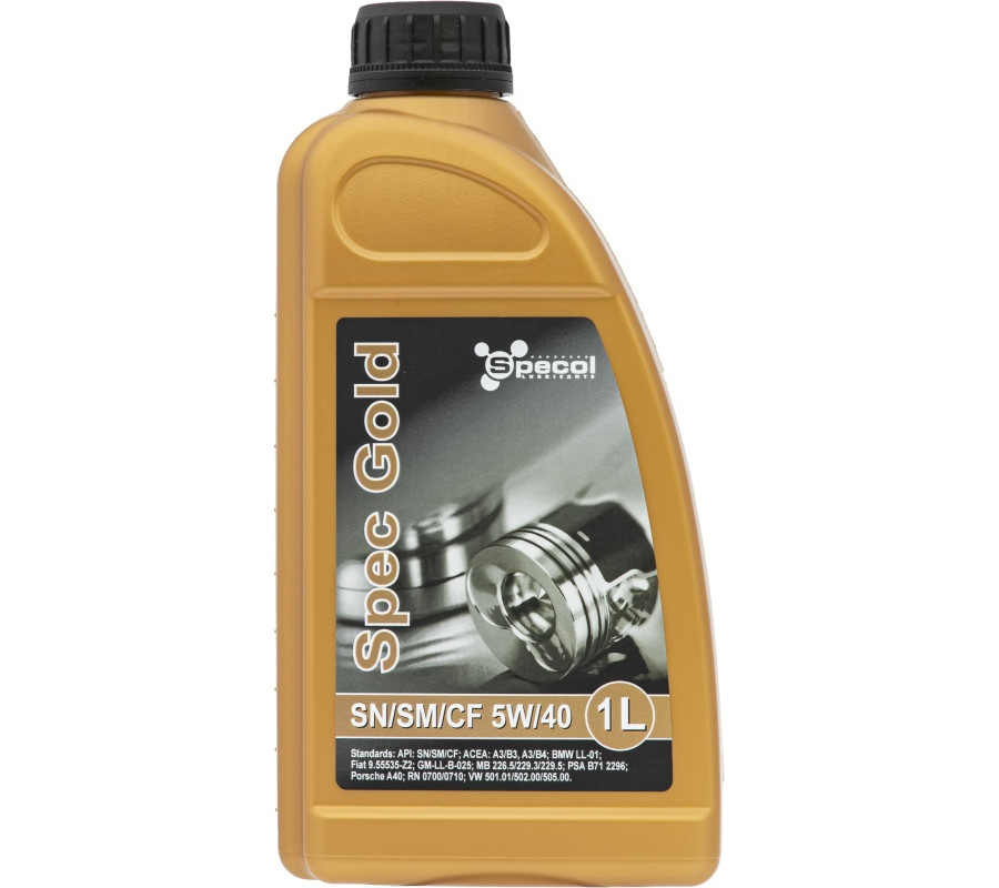 OLEJ SPECOL 5W40 1L SPEC GOLD SN/CF / A3/B4 / LL01 / 9.55535-Z2 / 226.5 229.3 229.5 / B71 2296 / A40 / 0710 / 502.00 505.00