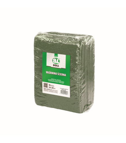 WŁÓKNINA ŚCIERNA 150X200 MM FINE / ZIELONA GRANULACJA 280 / BOLL