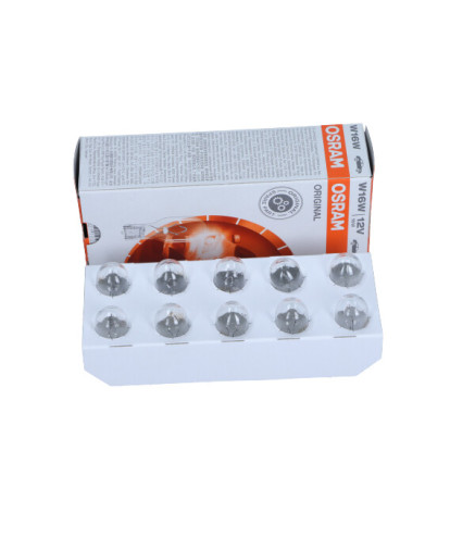 ŻARÓWKA W16W 12V/16W W2,1X9,5D ORIGINAL 12V 10SZT.
