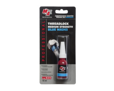 ZABEZPIECZENIE GWINTÓW ŚREDNI 10ML NIEBIESKI - ŚREDNI MA243 / MA PROFESSIONAL