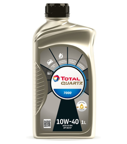 OLEJ TOTAL QUARTZ 10W40 1L 7000 A3/B4 / SN/CF / B71 2300/2294 / 229.1 / 501.01 505.00 / 9.55535-G2