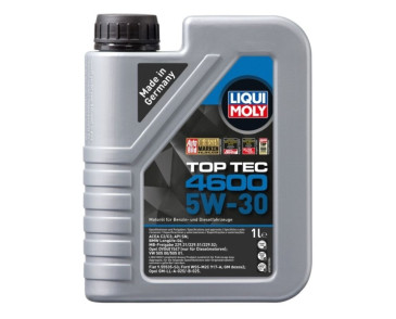 OLEJ LIQUI MOLY 5W30 1L TOP TEC 4600 / 505.01 505.00 502.00 / 229.51 / BMW / DB / OPEL