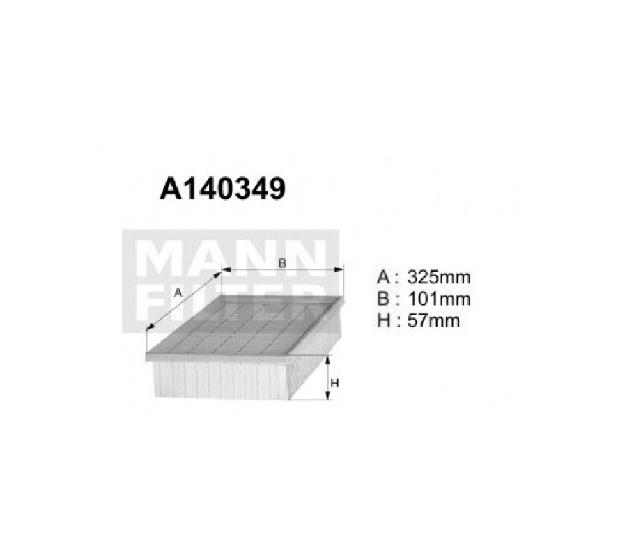 A140349 (AP132) Filtr powietrzaDENCKERMANN