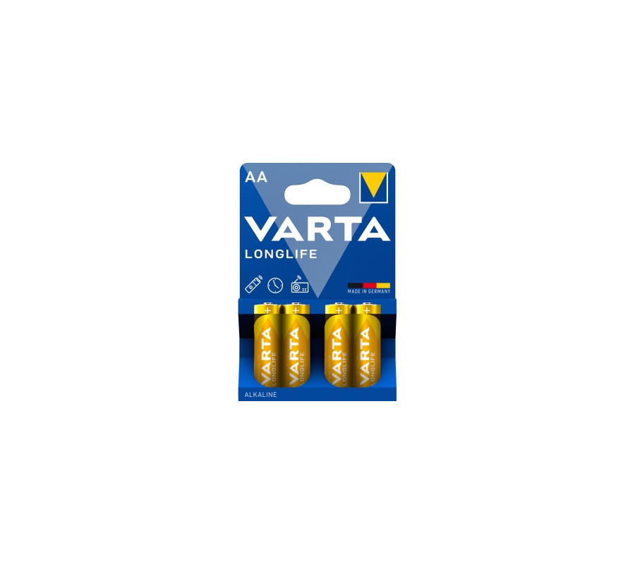 BATERIA VARTA- LONGLIFE AA LR6 BLISTER 4 SZT.