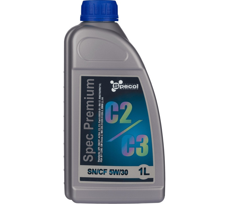 OLEJ SPECOL 5W30 1L PREMIUM C2/C3 / SN/CF / LL04 / 9.55535-S1 / DEXOS2 / 229.31 229.51 229.52 226.5 / B71 2290 (2018R.- ) / RN17