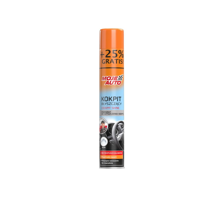 KOKPIT BŁYSZCZĄCY ARCTIC 600ML + 25% GRATIS / MOJE AUTO