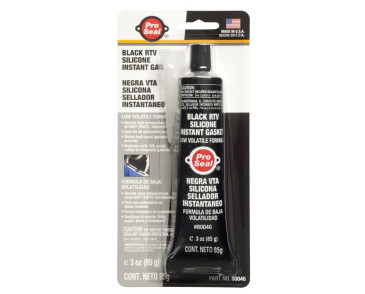 USZCZELNIACZ SILIKONOWY 85G CZARNY OD -62°C DO 260°C / PRO SEAL