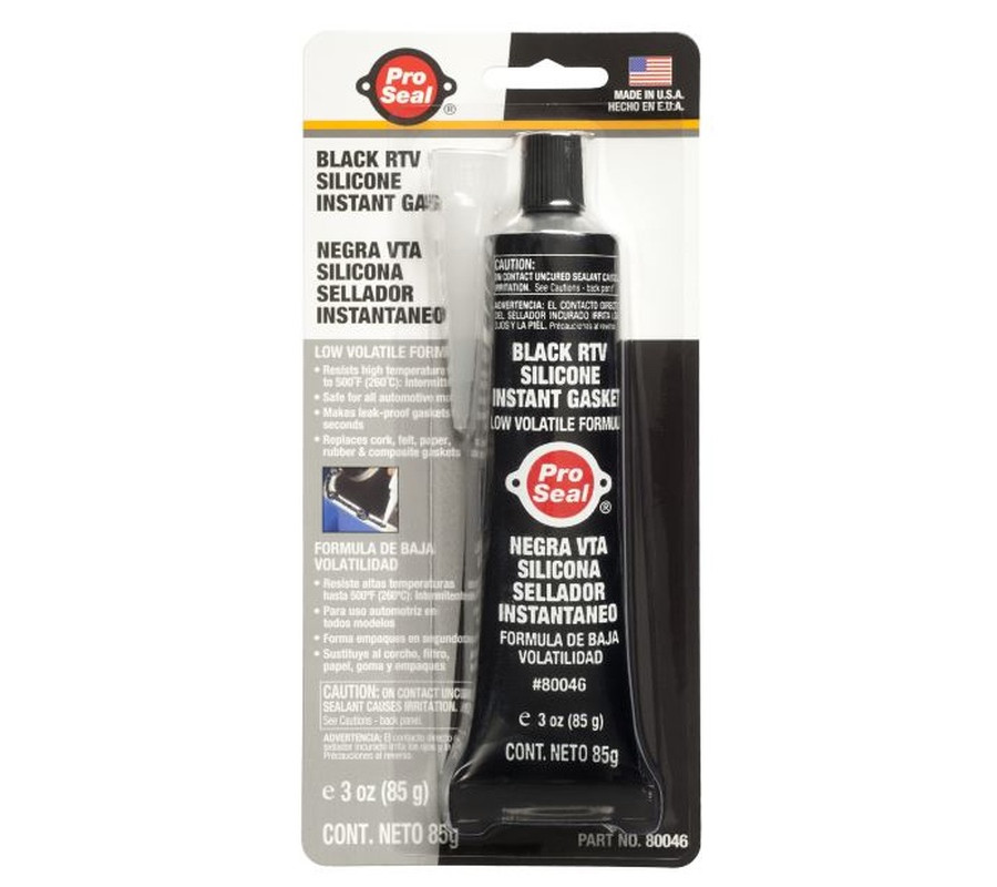 USZCZELNIACZ SILIKONOWY 85G CZARNY OD -62°C DO 260°C / PRO SEAL