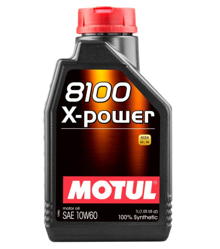 OLEJ MOTUL 10W60 1L 8100 X-POWER / SN/CF / A3/B4