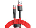 KABEL DO ŁADOWAREK USB DO USB-C BASEUS CAFULE 3A 1M (CZERWONY)