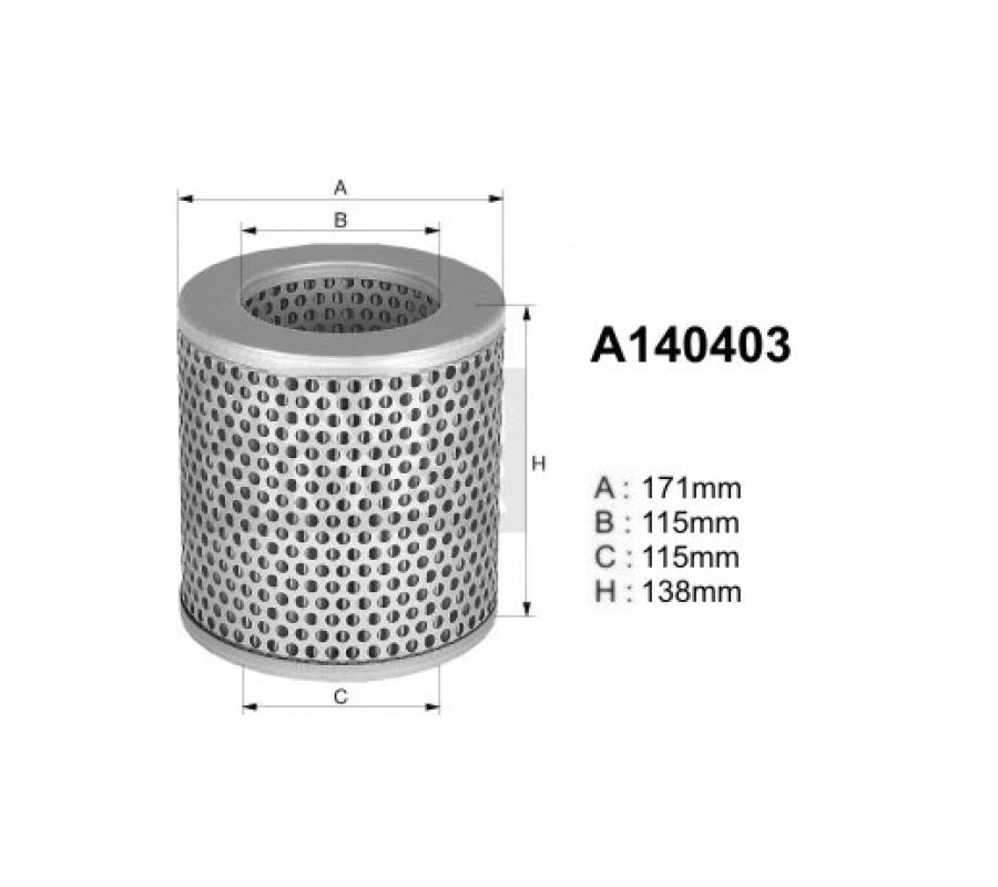 A140403 Filtr powietrza Denckermann